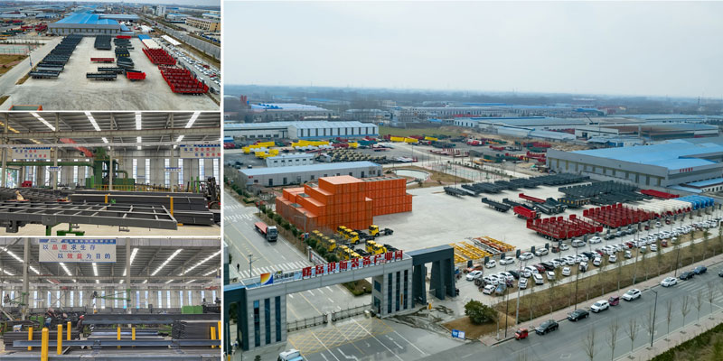 Semirremolque esqueleto de 45 pies 45ft Skeleton Semi Trailer