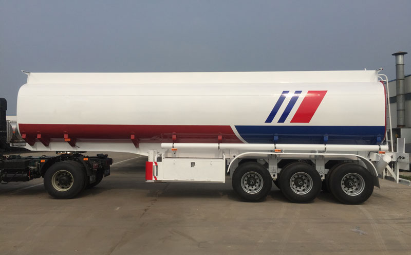 Reboque de tanque de combustível de 3 eixos 3 Axle Fuel Tank Trailer