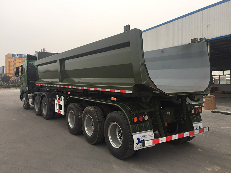 Parámetros comunes de los remolques de camiones volquete Common Parameters of Dump Truck Trailers