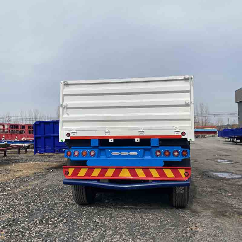 60-тонный 3-осный полуприцеп с откидывающейся боковой частью 60 Ton 3 Axle Drop Side Semi Trailer