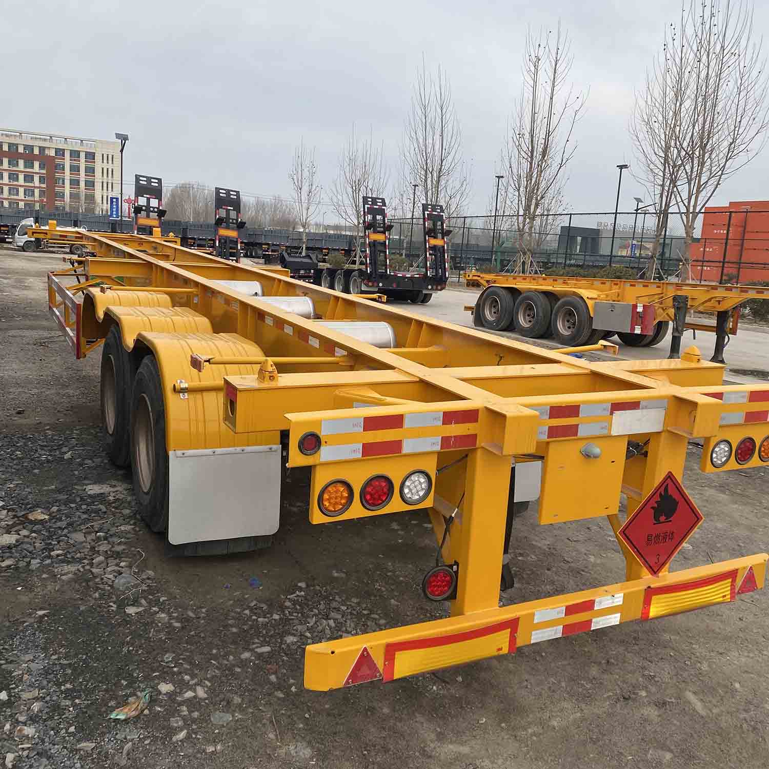 Container chassis trailer Container chassis trailer