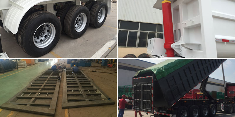 Rear Tipper Semi Trailer Rear Tipper Semi Trailer