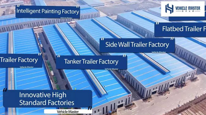 Контейнерный бортовой полуприцеп Container Flatbed Semi Trailer