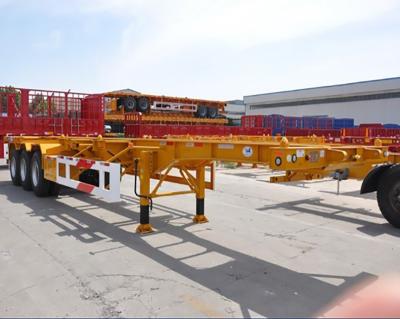 Semi-remorque squelette de conteneur de 40 pieds