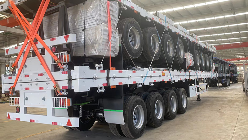 Remorque à plateau 20 pieds Flatbed Trailer 20ft