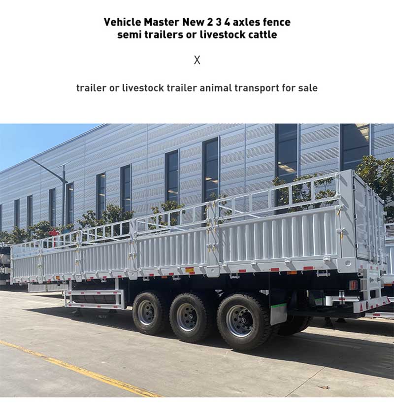 Semirremolque de valla Fence Semi Trailer