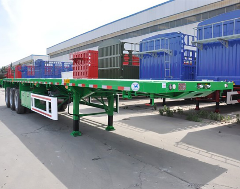 Контейнерный бортовой полуприцеп Container Flatbed Semi Trailer