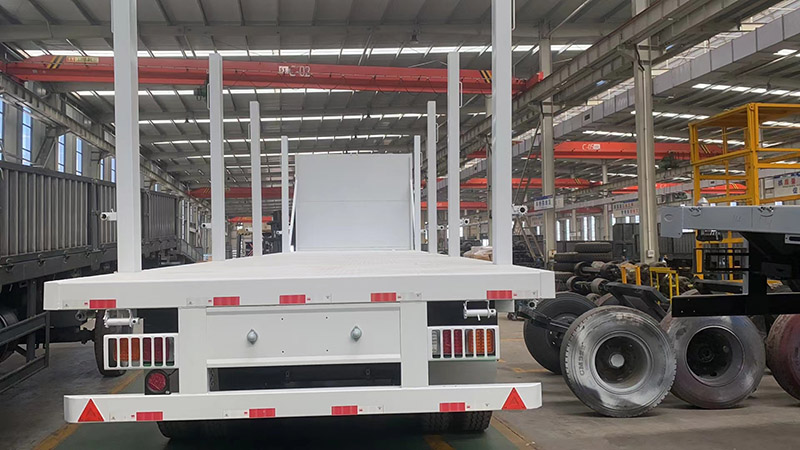 Remolque de plataforma de 2 ejes 2 axle Flatbed Trailer