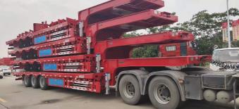 20 units lowbed trailers were sent to Ghana