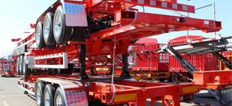 skeleton semi trailers