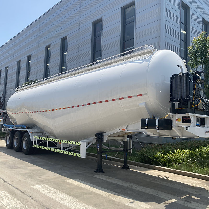 Remolque cisterna de cemento a granel Bulk Cement Tanker Trailer