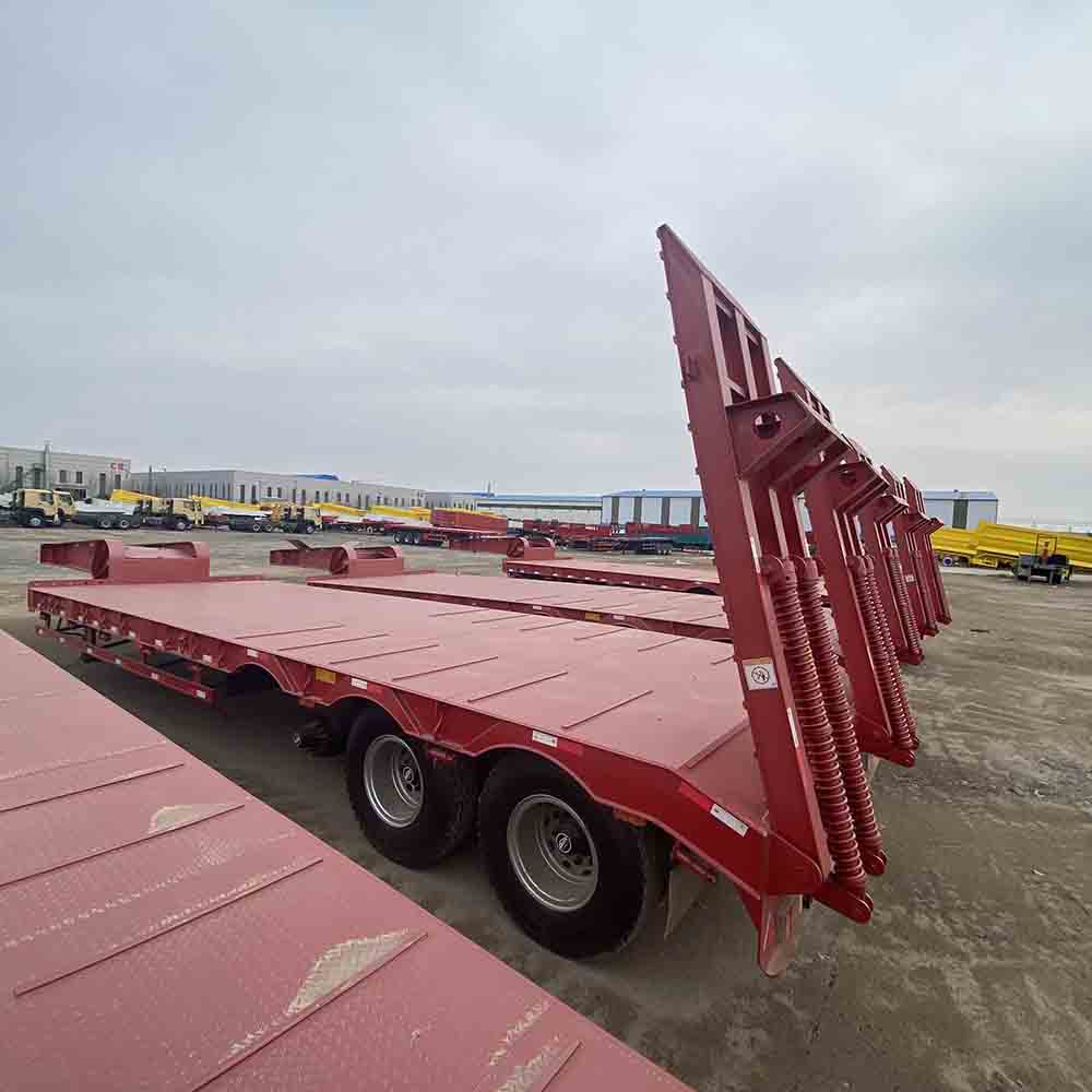 semi-reboque rebaixado 70 toneladas 70 ton lowbed semi trailer