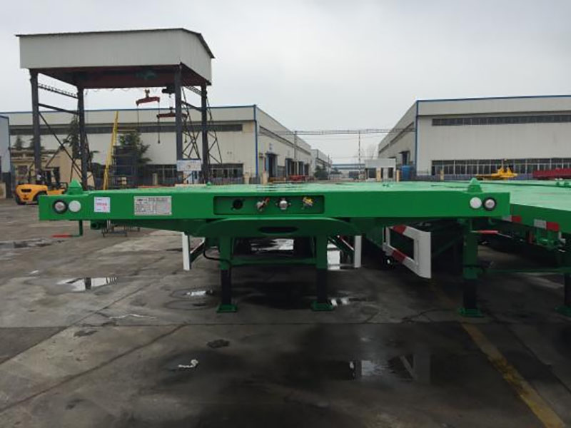 Remorque de camion à plateau Flatbed Truck Trailer