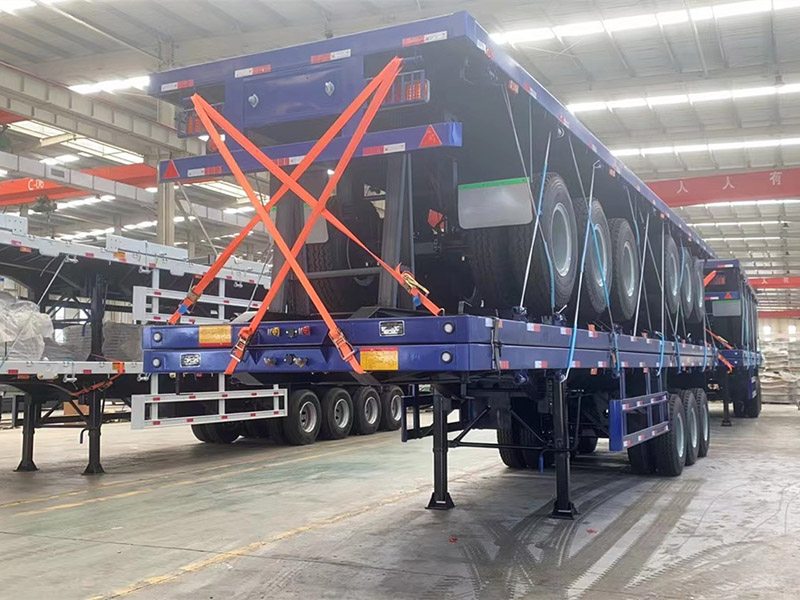 Reboque de contêineres de 20 pés 20 Ft Container Trailer