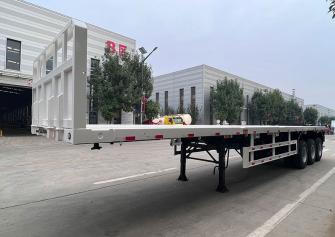 Flatbed Semi Trailer with Front Board