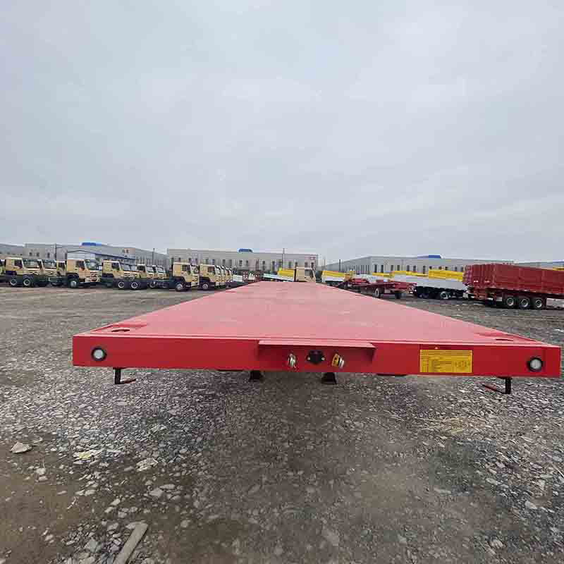 Remorque à plateau à 3 essieux de 40 pieds 3 Axle 40ft Flatbed Trailer