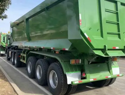 What are the advantages of the rear tipping trailer?