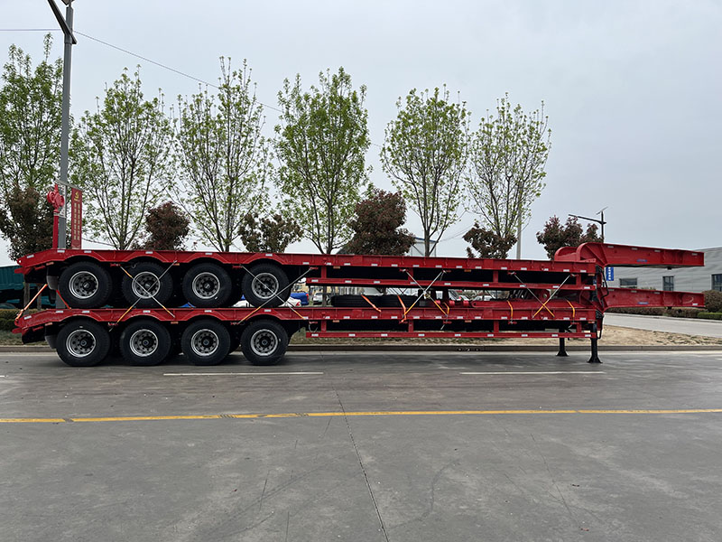 Remorque surbaissée à 4 essieux 4 Axle Lowbed Trailer