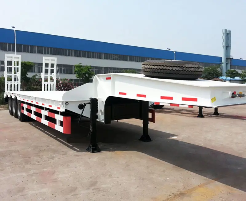 Caminhão Reboque Rebaixado Lowbed Truck Trailer