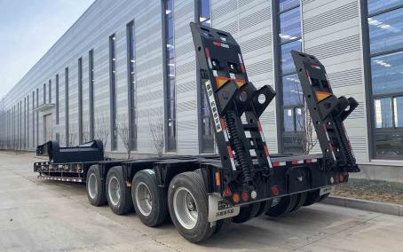 Lowbed semi trailer inspection method