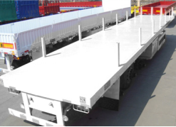 Remorque de camion à plateau Flatbed Truck Trailer