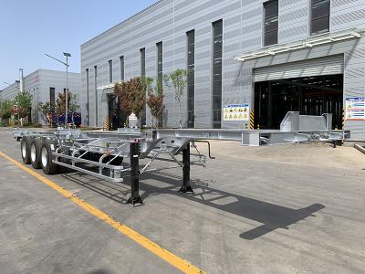 Remorque de châssis de conteneur de 40 pieds