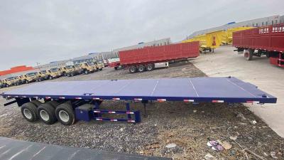 Remolque de plataforma plana de 3 ejes y 40 pies