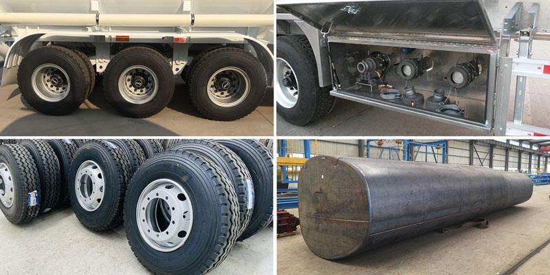 Remolque cisterna de combustible a la venta Fuel Tank Trailer for Sale