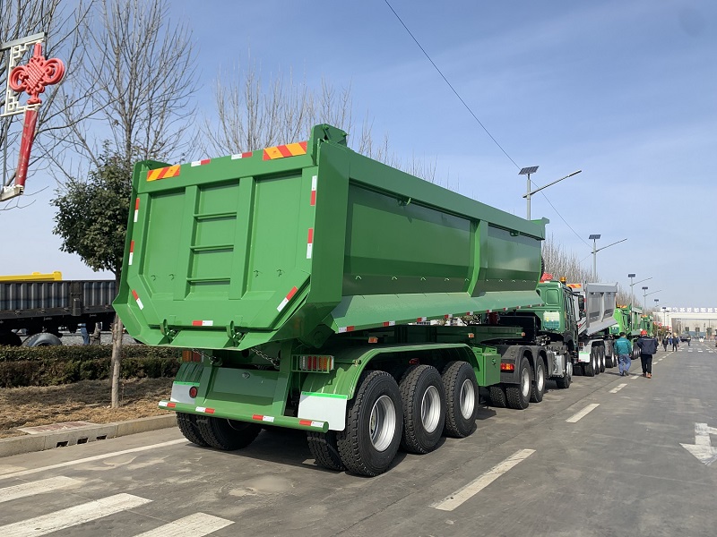 Semi-remorque à benne basculante Dump Semi Trailer
