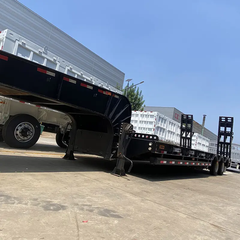 Remorque surbaissée de 30 tonnes 30 Ton Lowbed Trailer