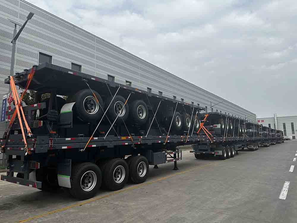 Remolque de plataforma plana de 53 pies Flatbed 53 ft Trailer