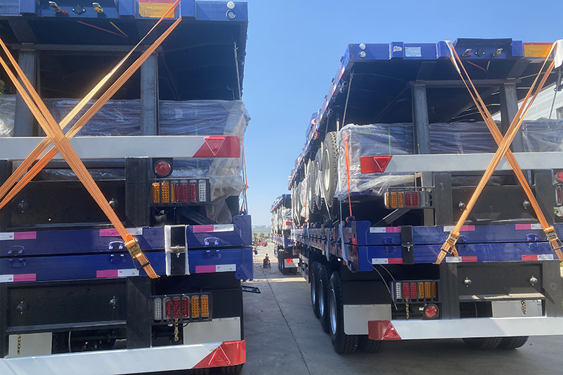 Reboque de contêiner de três eixos Tri Axle Container Trailer