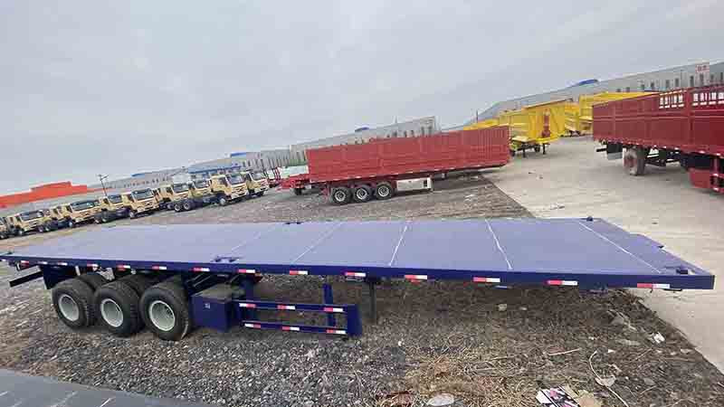 Remorque à plateau 48 pieds Flatbed Trailer 48 ft