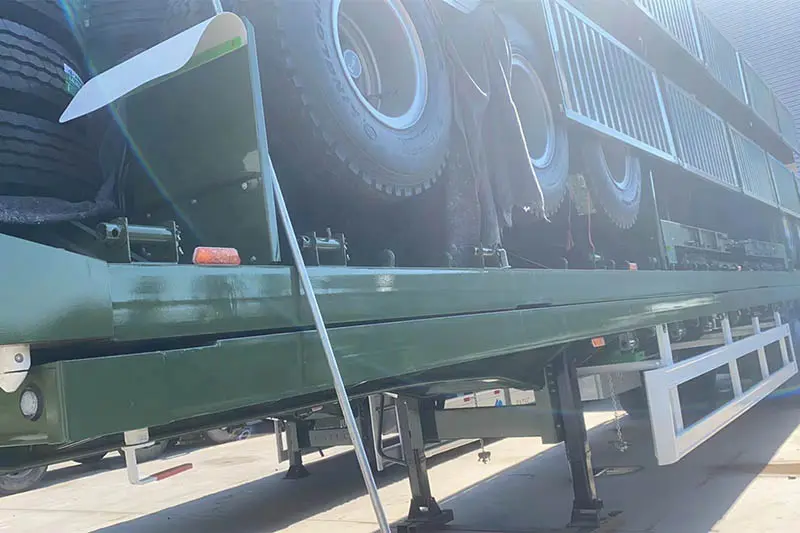 Semi-remorque de fret à paroi latérale Side Wall Cargo Semi Trailer