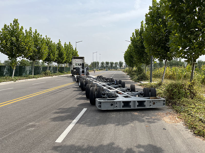 Remolque de cama baja modular Modular Lowbed Trailer