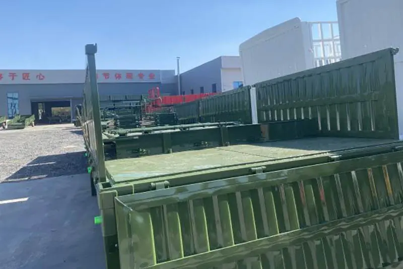 Semi-remorque de fret à paroi latérale Side Wall Cargo Semi Trailer