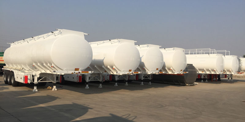 Reboque do tanque de combustível de 3 eixos 3 Axles Fuel Tank Trailer