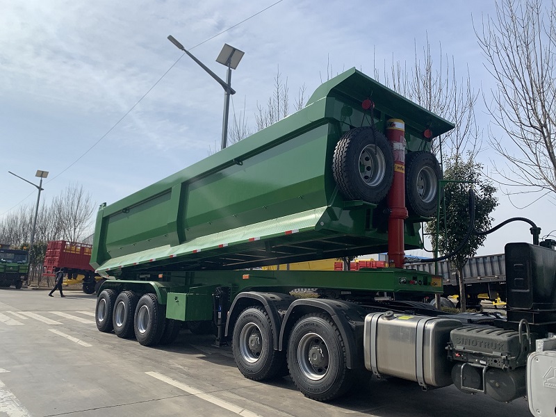 Semi-remorque à benne basculante Dump Semi Trailer