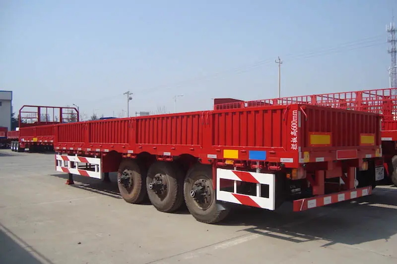 Semi-remorque de fret à paroi latérale Side Wall Cargo Semi Trailer