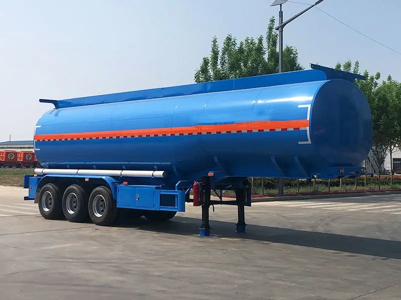 Our factory exported 50 units fuel tanker trailers to Uganda