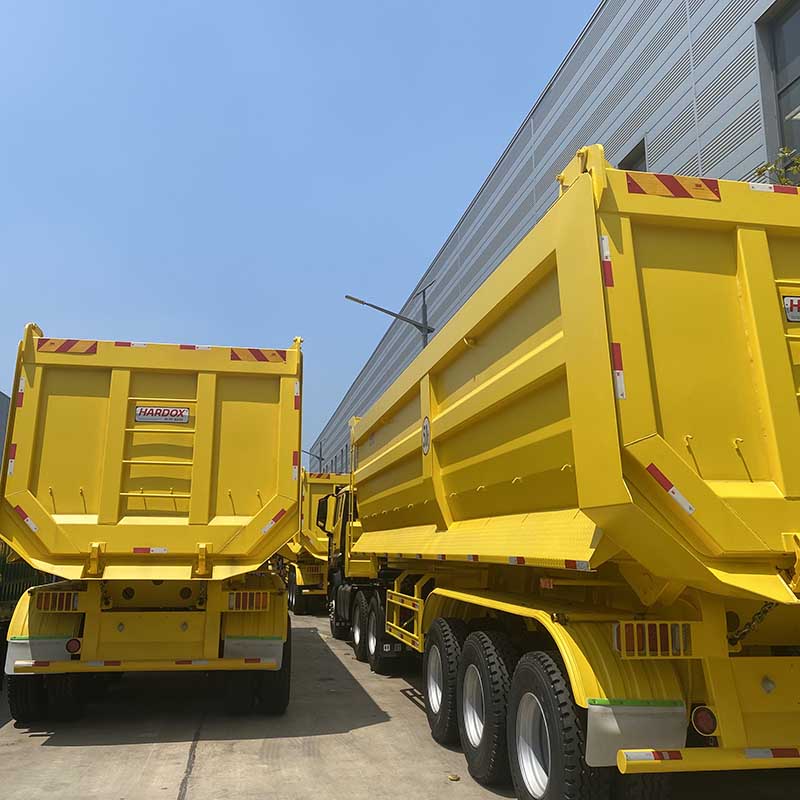 Remorque à benne basculante à vendre Dump Tipper Trailer For Sale
