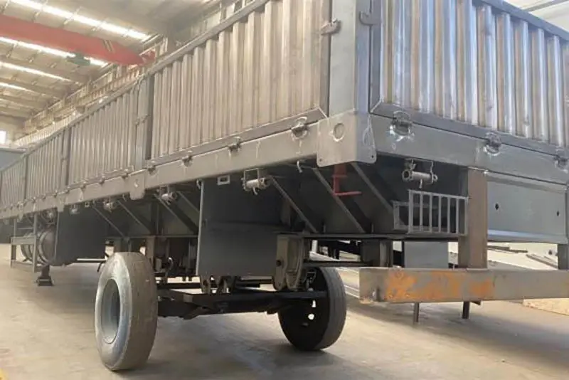 Semi-remorque de fret à paroi latérale Side Wall Cargo Semi Trailer