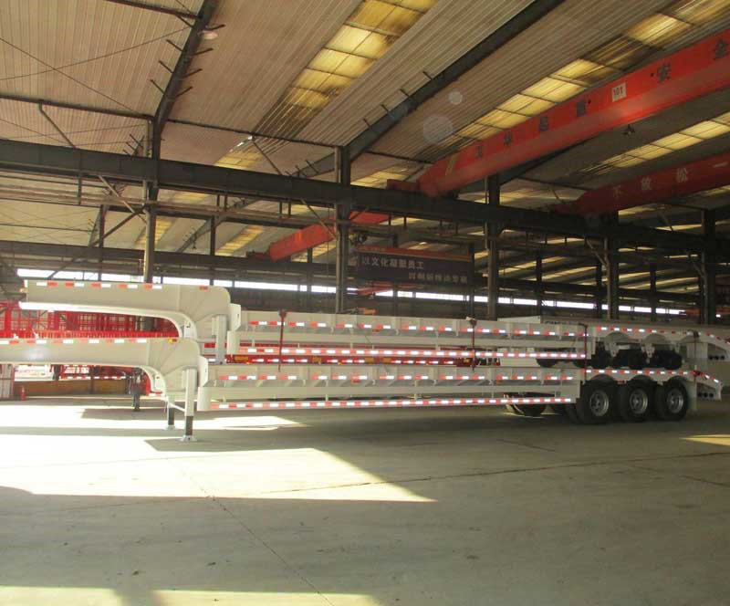 Semirremolque de plataforma baja de 3 ejes 3 Axle Lowbed Semi Trailer