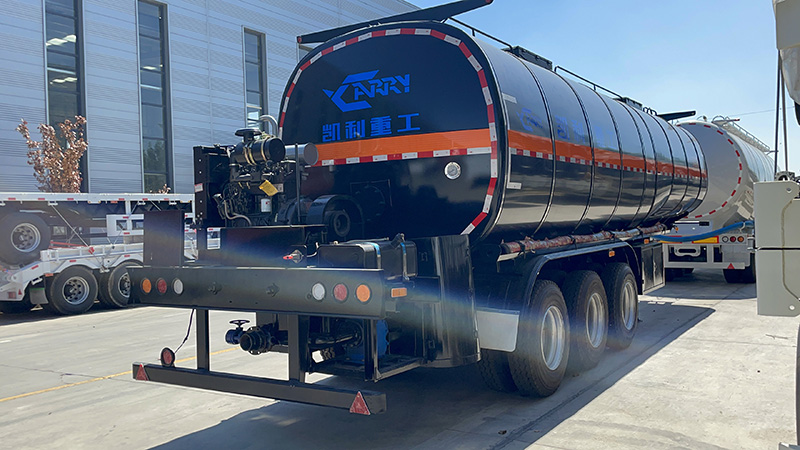 Semi-reboque tanque ácido Acid Tank Semi Trailer