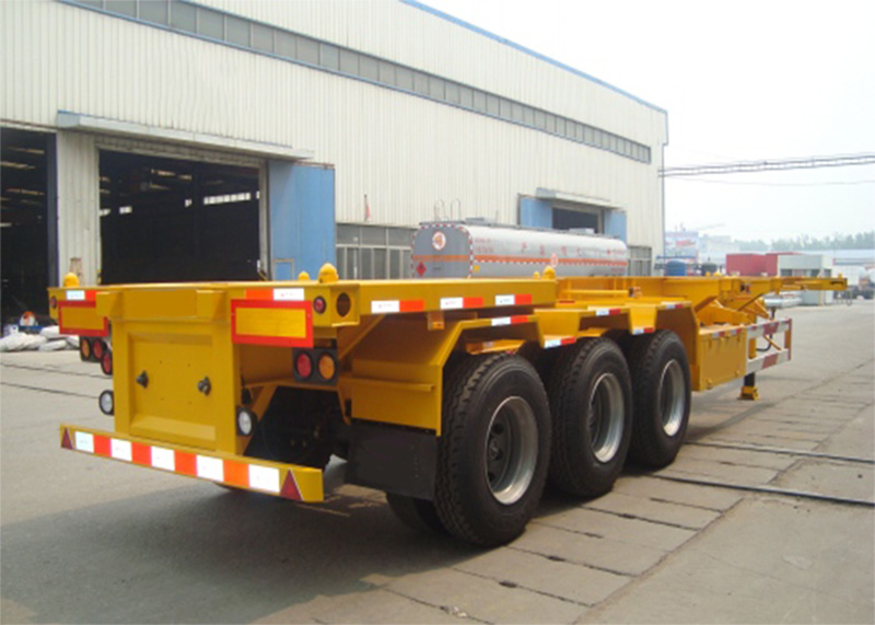 Semi-reboque esqueleto de 3 eixos 3 Axles Skeleton Semi Trailer