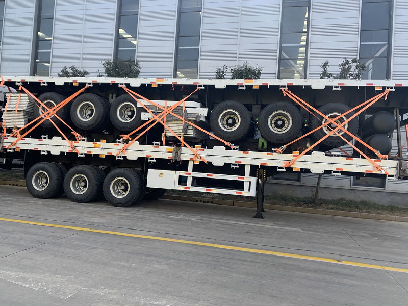 Remorque à plateau 20 pieds Flatbed Trailer 20ft