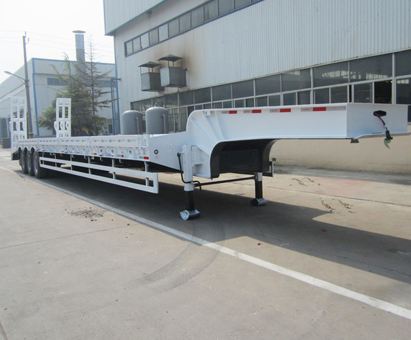 Semirremolque de plataforma baja de 3 ejes 3 Axle Lowbed Semi Trailer