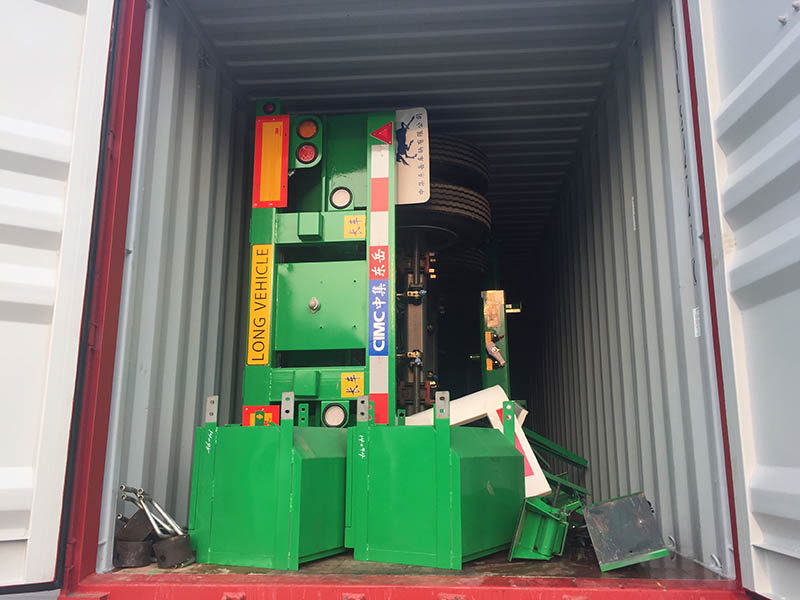 Remolque de plataforma de 2 ejes 2 axle Flatbed Trailer
