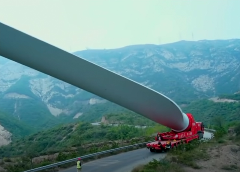 Трейлер грузовика Wind Blade Wind Blade Truck Trailer