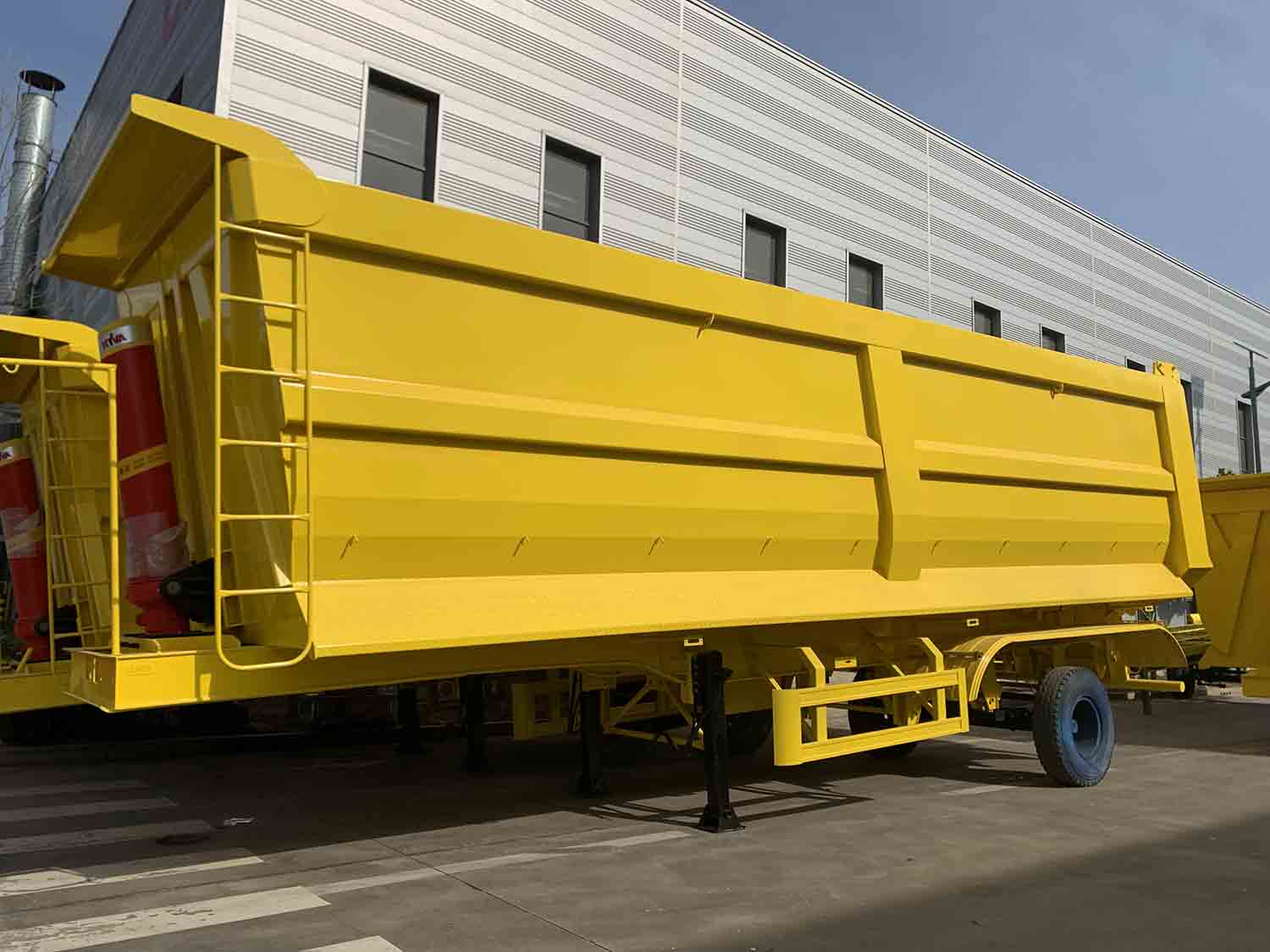 benne semi-remorque dump semi trailer